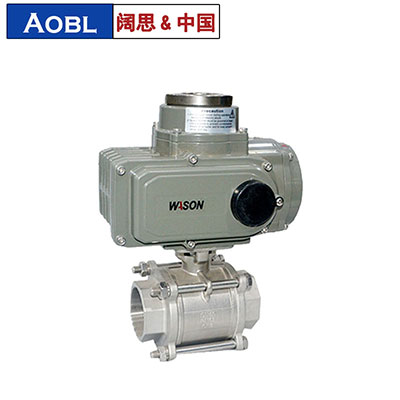 電動(dòng)絲扣球閥，三片式絲扣球閥，防爆電動(dòng)絲扣球閥，不銹鋼電動(dòng)絲扣球閥-上海闊思電子有限公司官網(wǎng)