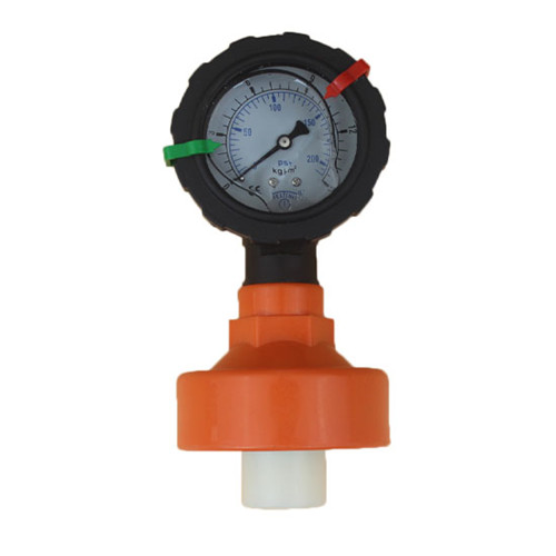 PP全塑隔膜壓力表